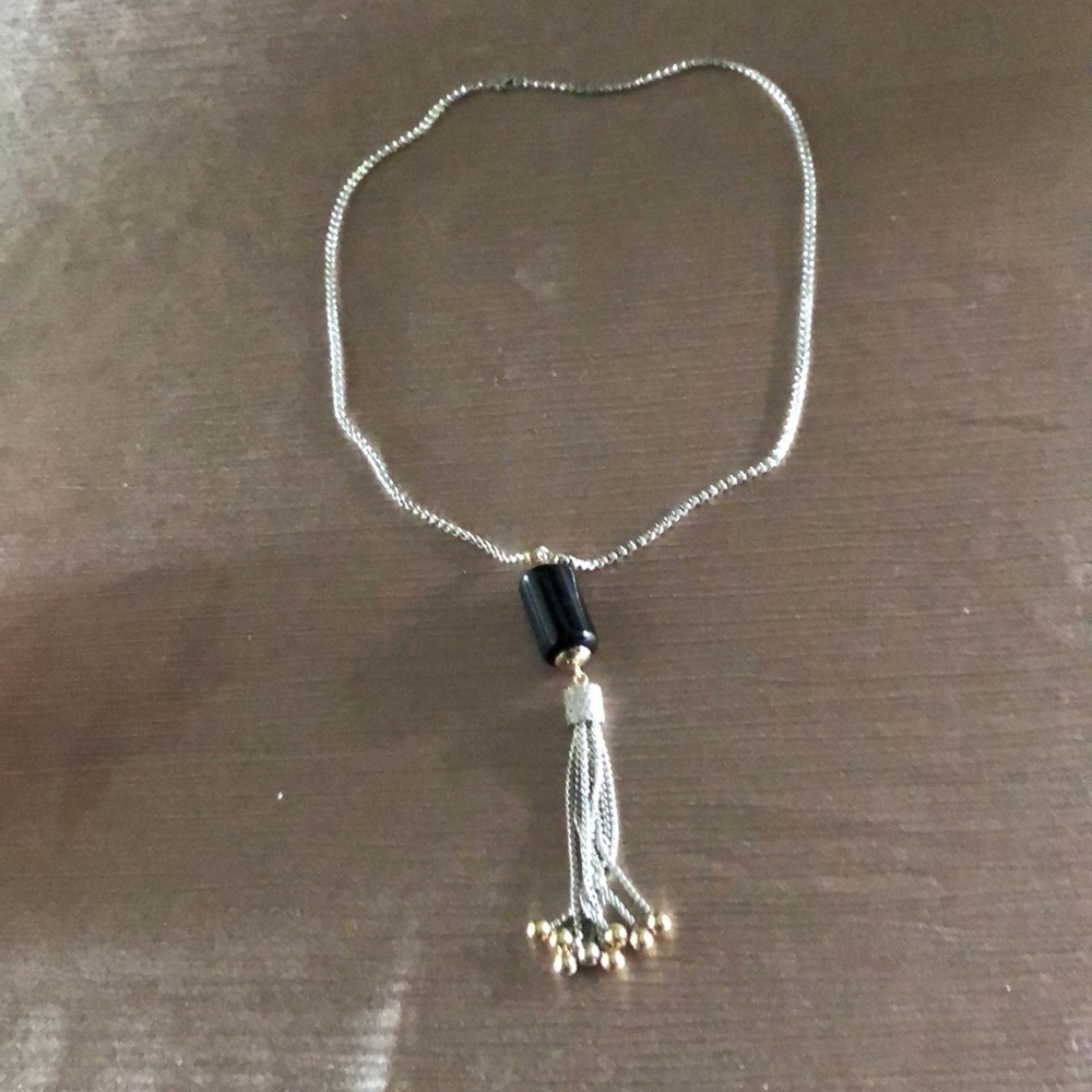 Fringe type chain necklace